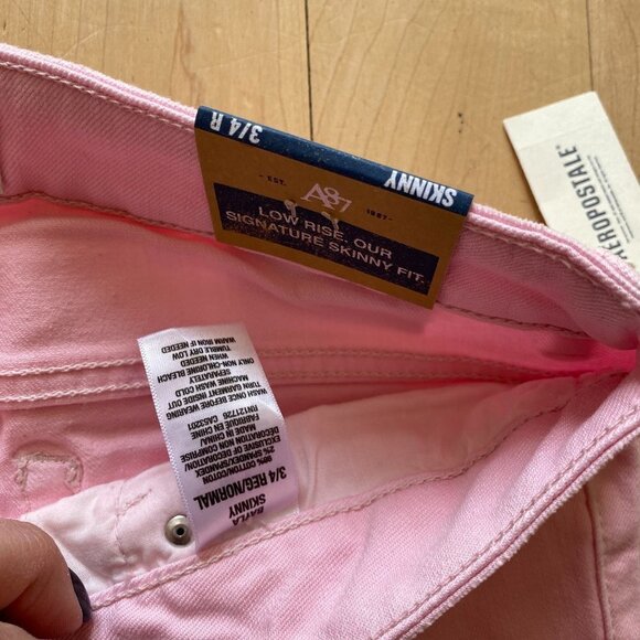 Aeropostale BNWT pink ombre "Bayla" skinny jeans - Picture 10 of 10